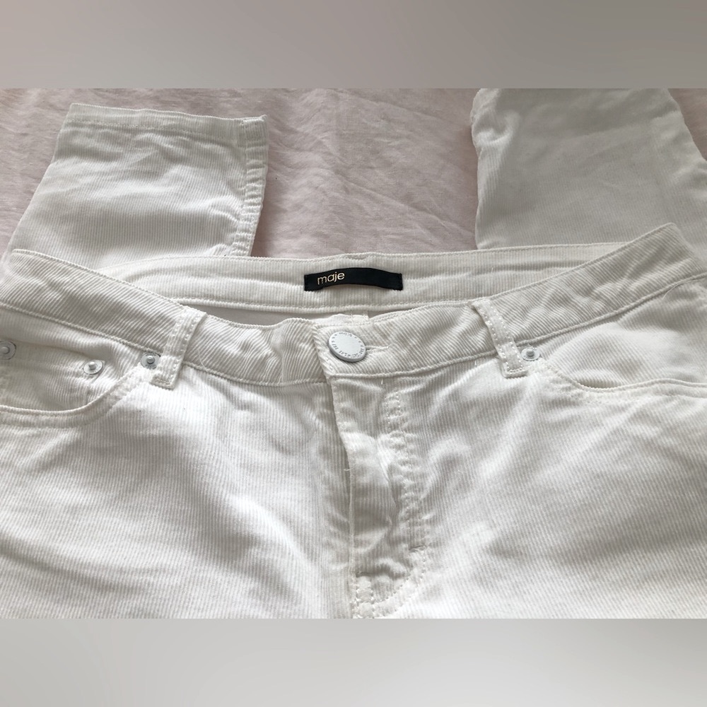 Maje *worn once* slim fit corduroy pants